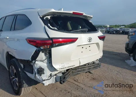 2020 Toyota Highlander Xle из США, поврежденный, VIN 5TDGZRAH7LS021877
